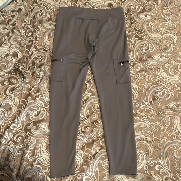 Leggings Justice Cargo pockets Gray 10/12 plus - Picture 3 of 6